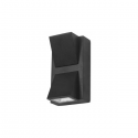 Apliqué led doble exterior ip54 2x3w 3000k negro modelo kapelle und Iluminación