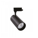 FOCO PROYECTOR NEGRO LED MODELO ALTAIR A RIEL MONOFASICO 20W 3000K KONNERGIE Iluminación