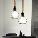 Lámpara de techo porta ampolleta e27 modelo Yute Siegburg Konnergie Iluminación