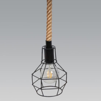 Lámpara de techo porta ampolleta e27 modelo Yute Siegburg Konnergie Iluminación