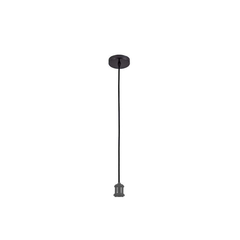 Soquete vintage negro porta ampolleta e27 modelo varena Iluminación