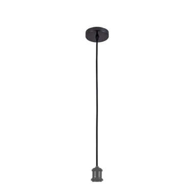 Soquete vintage negro porta ampolleta e27 modelo varena Iluminación