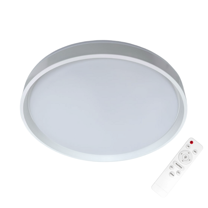 Lámpara led sobrepuesta con control 48+48w blanca taurus ii 3000k-4000k-6000k Iluminación