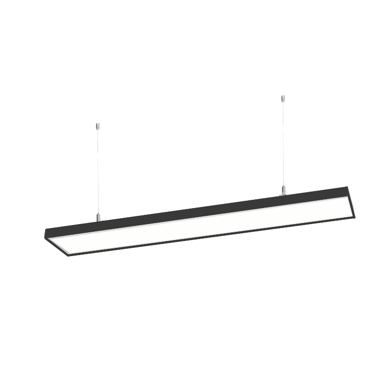 Lineal negro abs 1200x100x70 48w 4000k algol Konnergie Iluminación