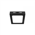 Panel sobrepuesto negro pro cuadrado 6w neutro 4000k Iluminación