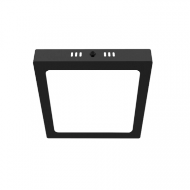 Panel sobrepuesto negro pro cuadrado 12w neutro 4000k konnergie Iluminación