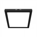 Panel sobrepuesto negro pro cuadrado 24w frio 6500k konnergie Iluminación