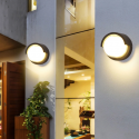 APLIQUE LED PLASTICO REDONDO 3000K IP54 Konnergie Iluminación