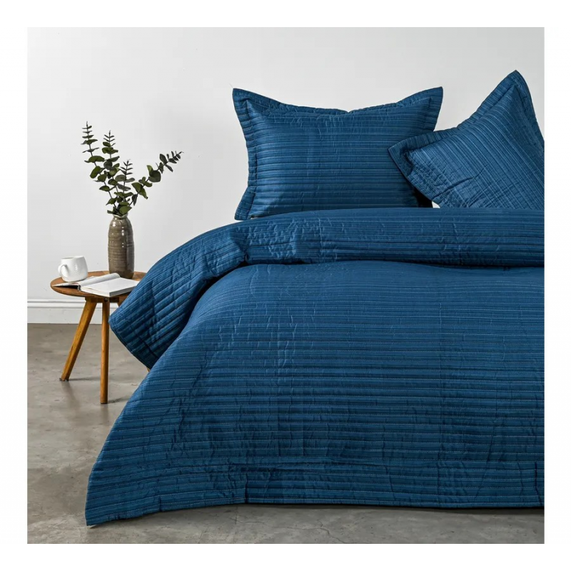 Quilt estampado Trama Azul AF, Cannon Cubrecamas y Quilts