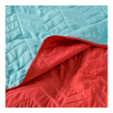 Quilt Bicolor Coral Menta AF, Cannon Cubrecamas y Quilts