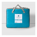Quilt Bicolor Turquesa Gris, AF Cannon Cubrecamas y Quilts
