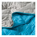 Quilt Bicolor Turquesa Gris, AF Cannon Cubrecamas y Quilts