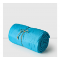 Quilt Bicolor Turquesa Gris, AF Cannon Cubrecamas y Quilts