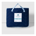 Quilt Bicolor Azul Celeste AF, Cannon Cubrecamas y Quilts