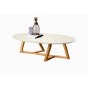 Mesa de Centro Classic Blanca / Madera Mesas de Centro
