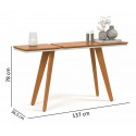 Mueble Aparador Ibiza Blanco / Madera Racks TV