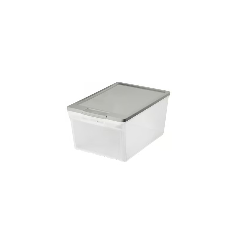 Caja Frontal 15L gris clarificado Reyplast Terraza y Jardin
