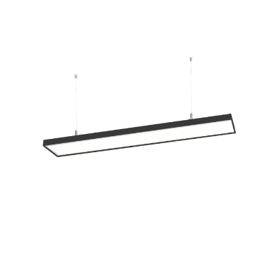 Lineal negro abs 1200x100x70 48w 6000k algol konnergie Iluminación