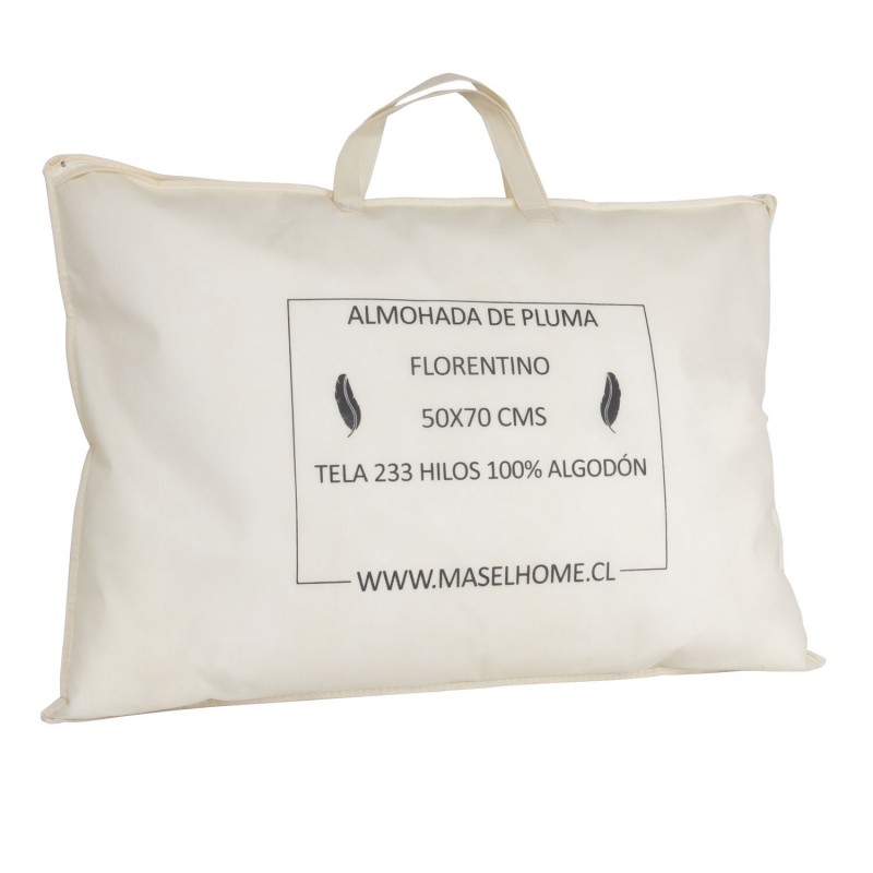 Almohada Florentino Pluma 50x70 cm, Masel Almohadas