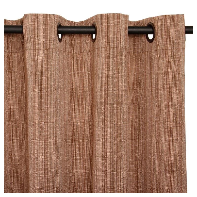 Cortina Argollas SORICA 2 1.40 X 2.25 cm Chocolate. Masel Inicio