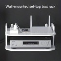 Estanteria flotante Blanca Para Decodificador o Router Organización
