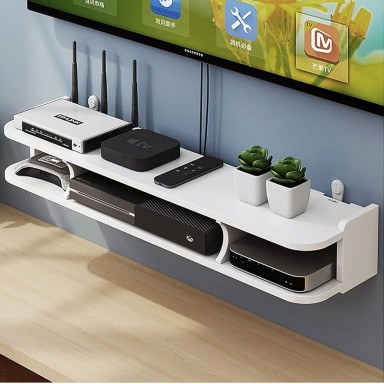 Estanteria flotante 80cm Blanca Organizacion