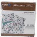 Juego de Sabanas Pinos 2.5 plazas Turquesa. Masel Sábanas