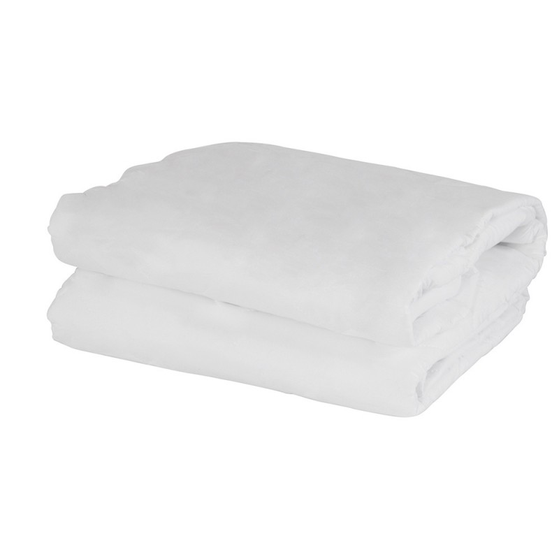 Cubre Colchon repelente al agua Terry single 1.5 plazas Blanco. Masel Cubre Colchón