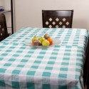 Mantel PVC Cuadrille Rectangular 140 x 210 cm. Turquesa. Masel Inicio