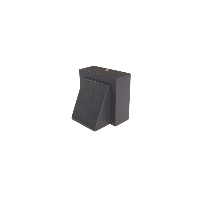 APLIQUE LED SIMPLE EXTERIOR IP54 5W 3000K GRIS MODELO KAPELLE KONNERGIE Iluminación