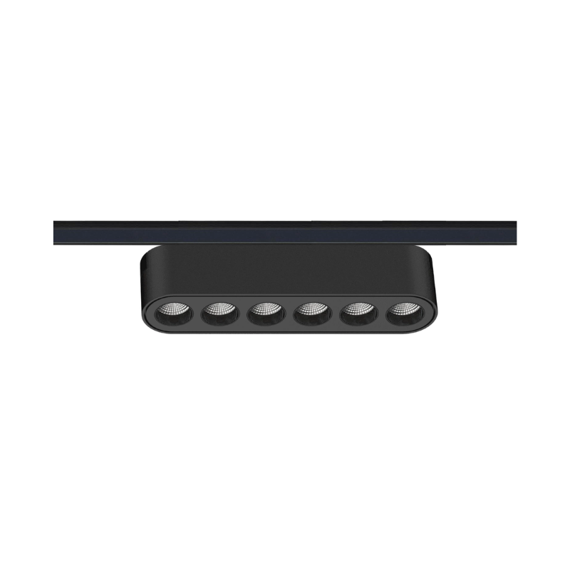 FOCO RIEL MAGNETICO 24 CERRADO FIJO 6W 48V 3000K CYGNUS KONNERGIE Iluminación