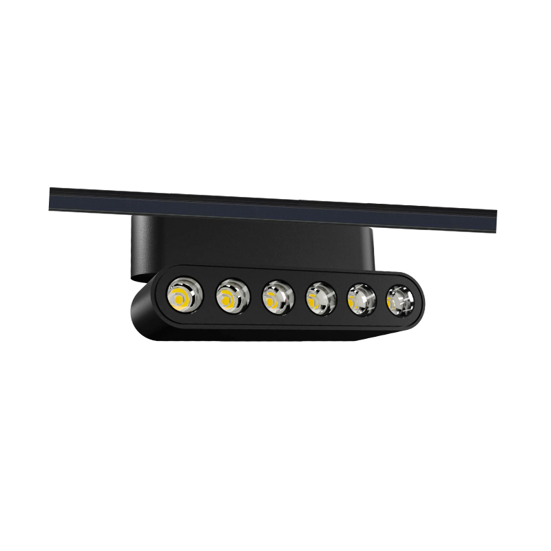 FOCO RIEL MAGNETICO 24 CERRADO RETRACTIL 6W 48V 3000K CYGNUS KONNERGIE Iluminación