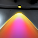 FOCO RIEL MAGNETICO LUPA 10W 48V ROSA AMARILLO CYGNUS KONNERGIE Iluminación