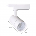 FOCO LED A RIEL MONOFASICO 10W 4000K BLANCO MODELO ALTAIR ZEROFLICKER A KONNERGIE Iluminación