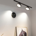 PORTA PANEL LED RED NEGRO A RIEL 12W NEUTRO 4000K MOD QUTU KONNERGIE Iluminación