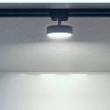 PORTA PANEL LED RED NEGRO A RIEL 12W NEUTRO 4000K MOD QUTU KONNERGIE Iluminación