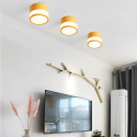 Panel decorativo sobrepuesto naranja moderno 7w frío 6000k Konnergie Iluminación
