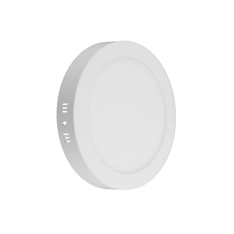 PANEL SOBREPUESTO REDONDO 24W FRIO 6500K KONNERGIE Iluminación