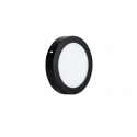 PANEL SOBREPUESTO REDONDO NEGRO 18W FRIO 6500K KONNERGIE Iluminación