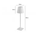 Lámpara recargable Modelo Gliese Blanca 1W 5V 3K/4/6K Konnergie Iluminación