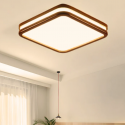 Lámpara Cuadrada 36w 300mm Modelo Saiph Caoba 3000-4000-6000k C/Control Konnergie Iluminación