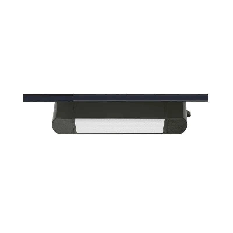 FOCO RIEL MONOFASICO NEGRO EMPAVONADO MOVIL 10W 220V 4000K CYGNUS Iluminación