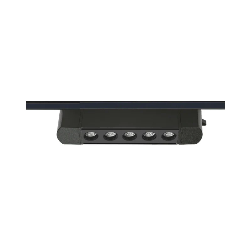 FOCO RIEL MONOFASICO NEGRO 24° MOVIL 10W 220V 4000K CYGNUS Inicio