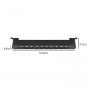 FOCO RIEL MONOFASICO NEGRO 24° MOVIL 20W 220V 3000K CYGNUS Iluminación