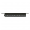 FOCO RIEL MONOFASICO NEGRO 24° MOVIL 20W 220V 4000K CYGNUS Iluminación