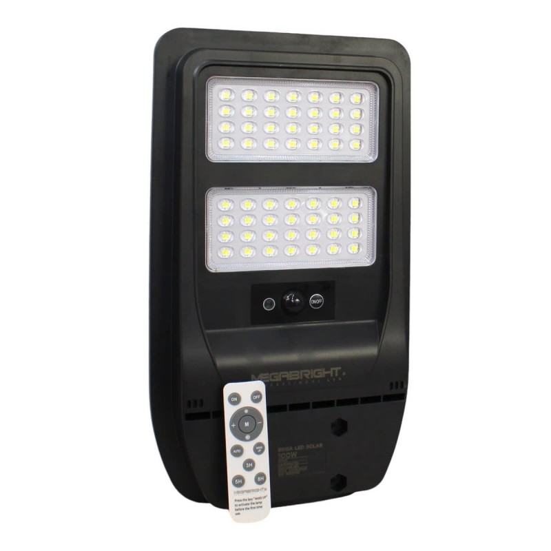 Luminaria Solar LED BRISA 100W Megabright LF Inicio