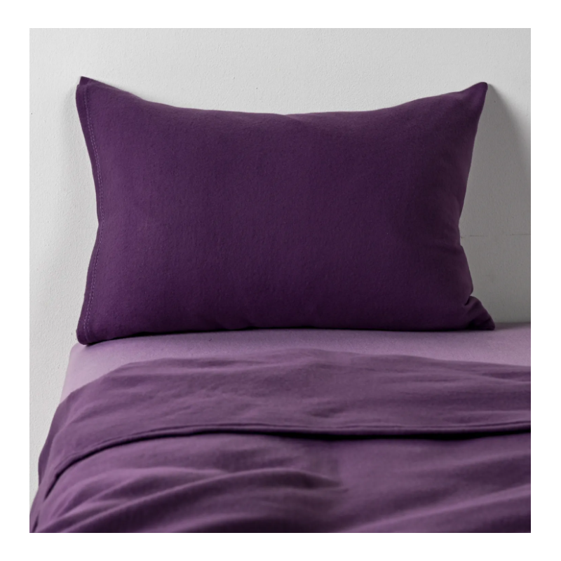 Juego de Sábanas de Polar Liso Morado AF Cannon Sábanas