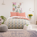 Funda de Plumon Flowers Biancobelo Cubrecamas y Quilts