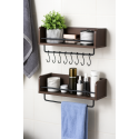 Kit 2 Soportes multiuso madera Organización