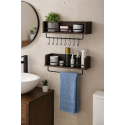 Kit 2 Soportes multiuso madera Organización
